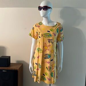 NWT Coastal Cotton Mini Dress/Beach Cover-up